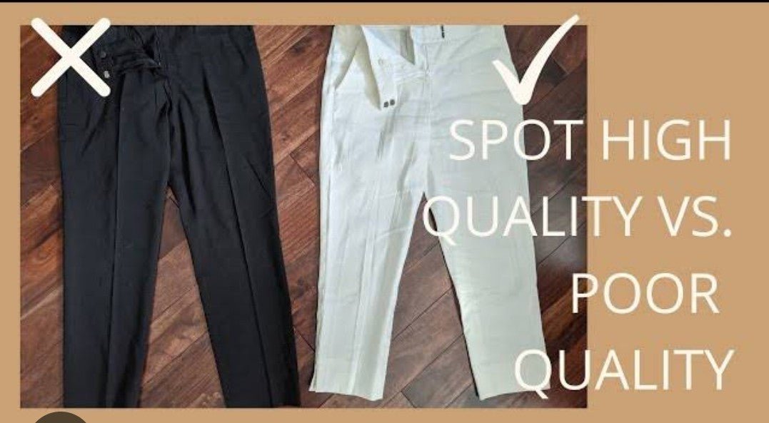 Differentiate Good Vs Bad Quality clothes: 8 tips to follow - Botany Studio